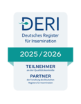 Deutsches Register für Insemination 2025/2026 Logo des DERI 2025/2026
